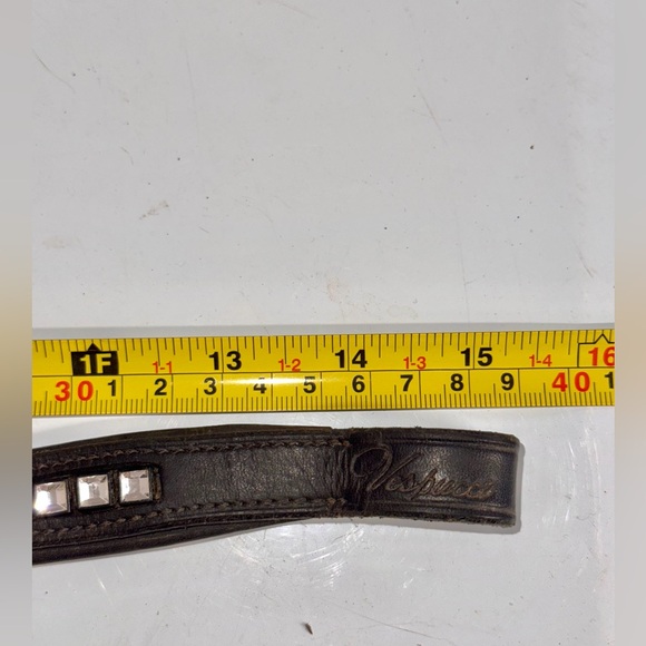 Black dressage schooling bridle, Full size crown Kieffer, Vespucci brow band - Picture 6 of 8